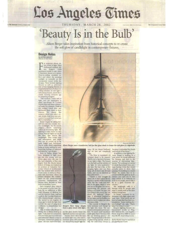 Los Angeles Times, March 28, 2002