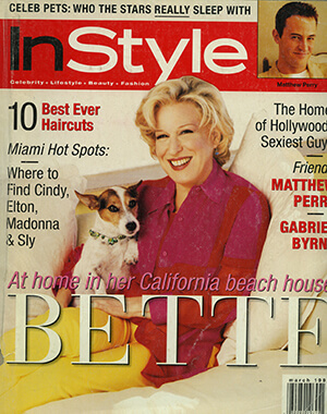 In Style Magazine, March 1997