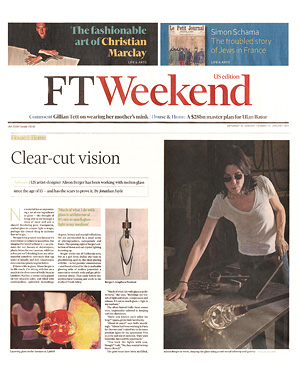 Financial Times Weekend, January 2015